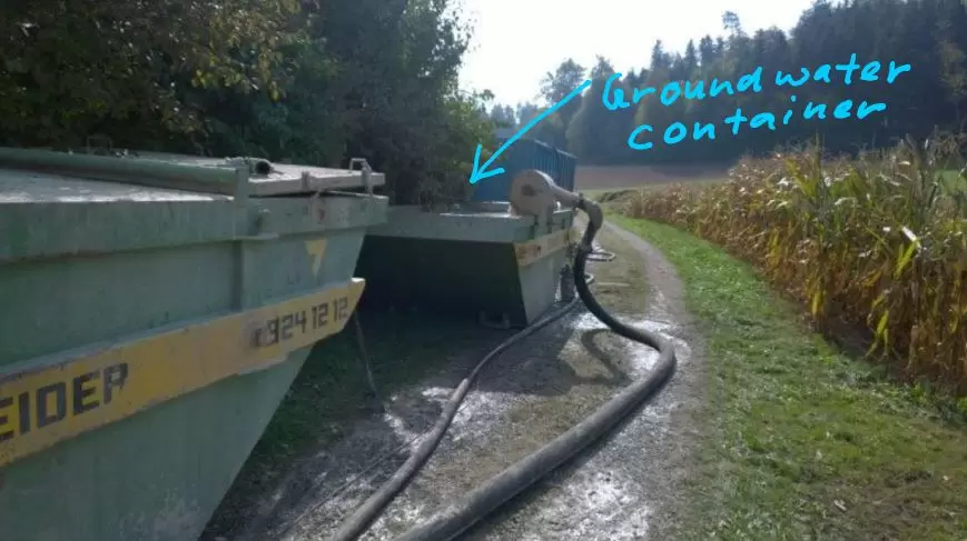 Ground water container