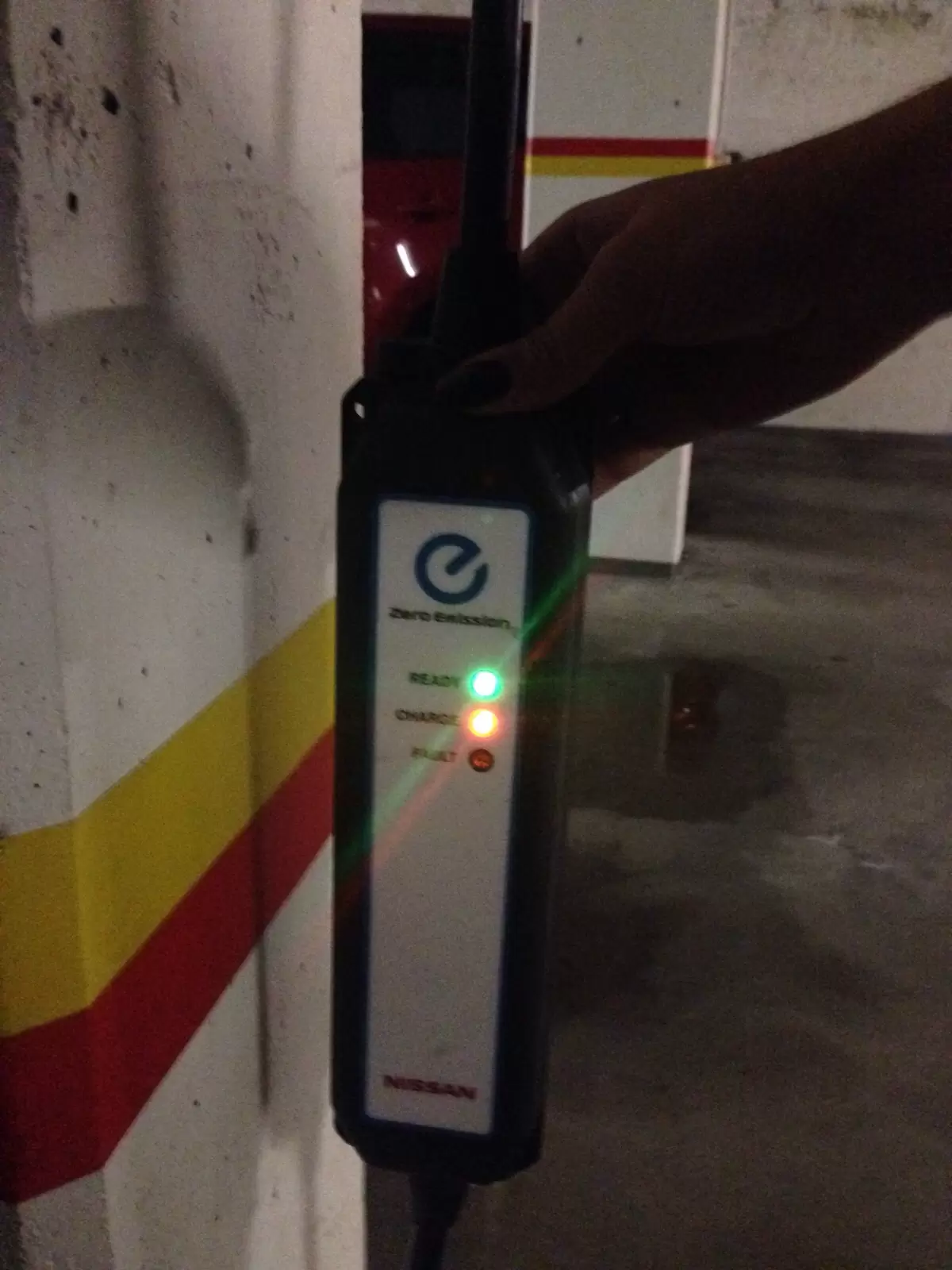 Here you can see if it’s charging and if it’s already finished with it.