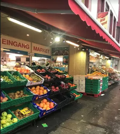 Turkish store with fruits