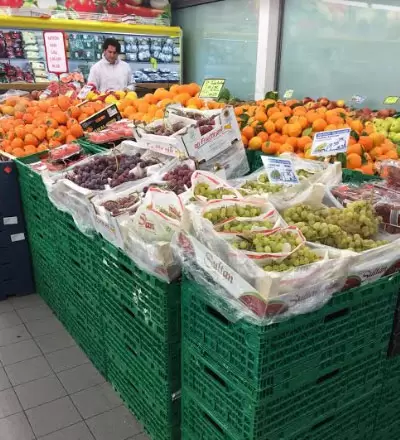 seasonal fruits in the Turkish shop
