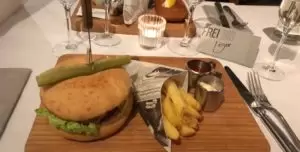 Our visit in a vegetarian restaurant