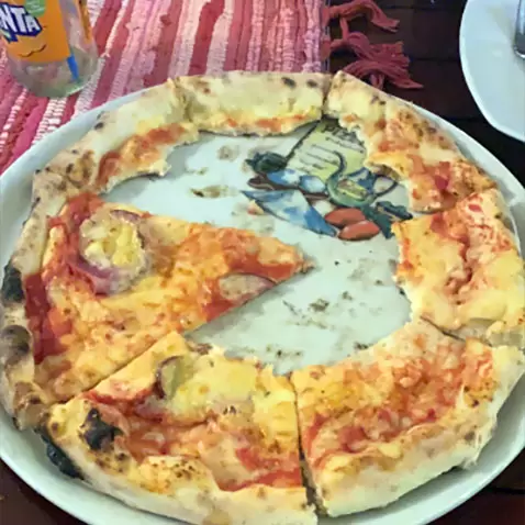 Pizza not finished