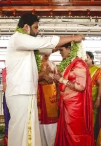 A snapshot of traditional South Indian wedding