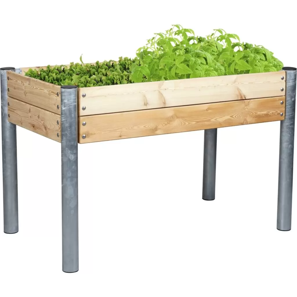 High bed for planting vegetables