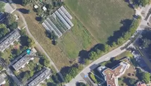 Location of the Urban gardening community "Land in Sicht"
