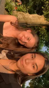 Picture of the authors; Jasmin & Kim