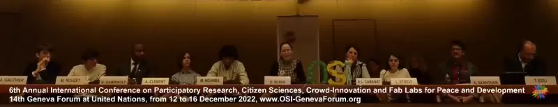 Participants Geneva Forum, link to 6min. video of the presentation speech of The Horse concept held at the Geneva Forum at UN, youtube.com